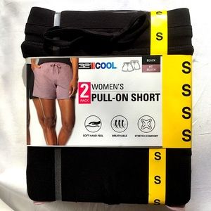 New 32 Degrees Cool 2 Pack Women’s Pull-On Shorts